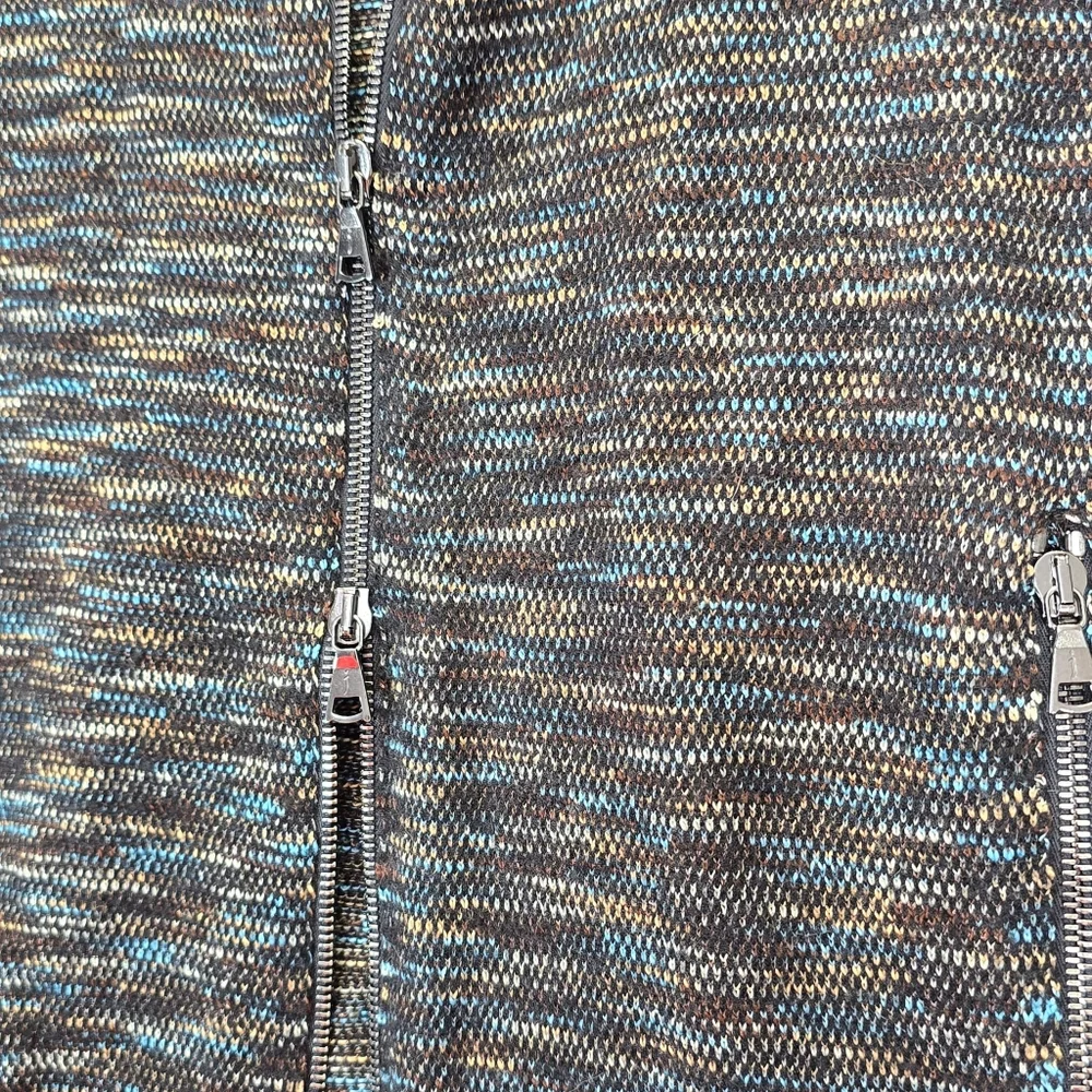 John Varvatos Collection Men's Sylvan Baseball Jacket Space Dyed Blue Topaz M - Picture 11 of 16